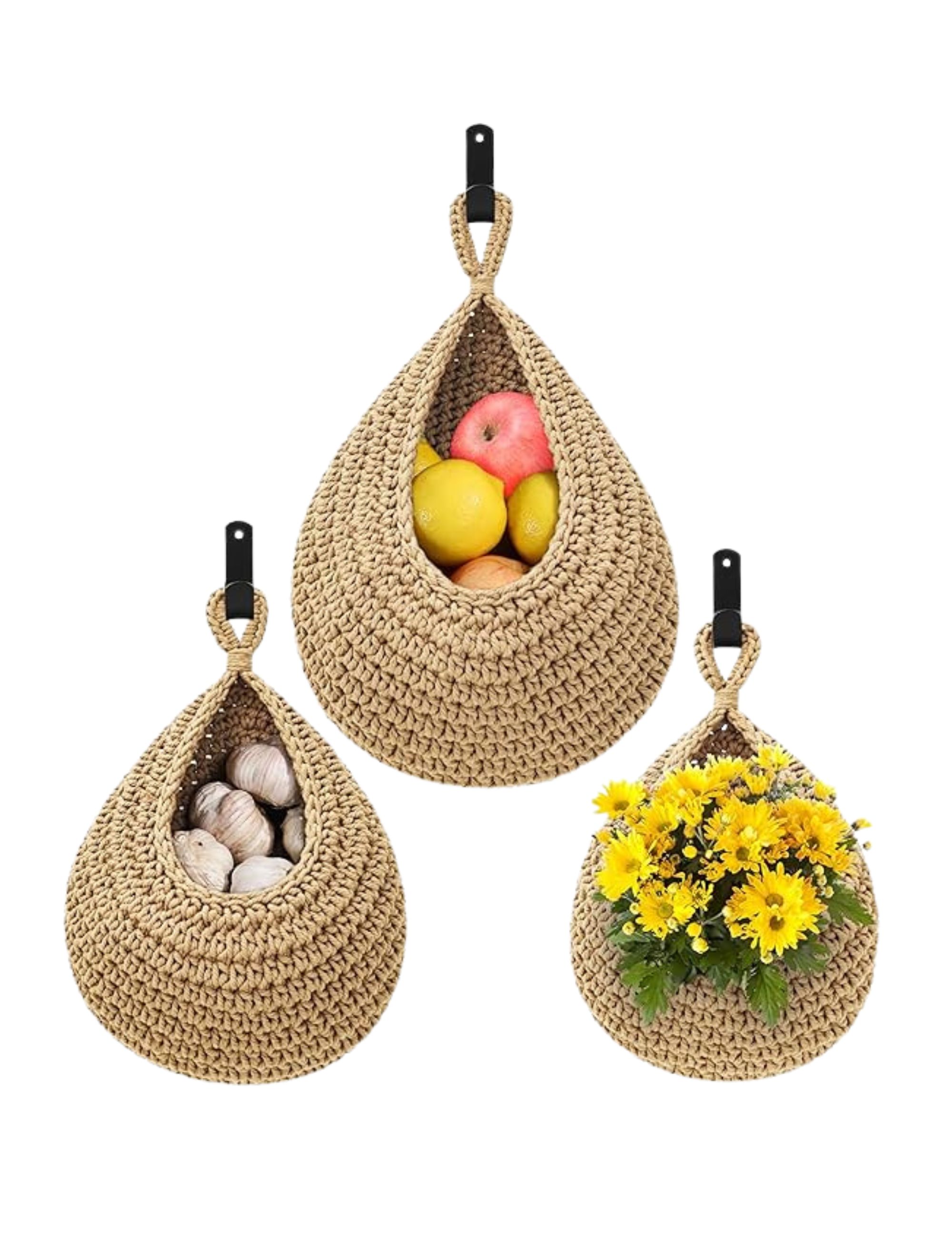 Amazon, 3 Pack Hanging Fruit Baskets