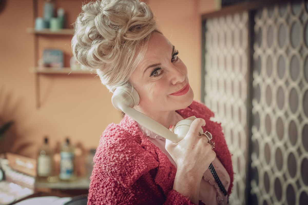 Tamzin Outhwaite as hair salon owner Barbara Watson in Ridley Road