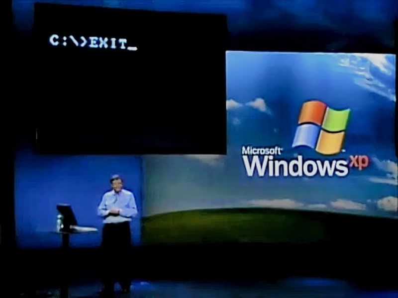 Microsoft Windows XP launch