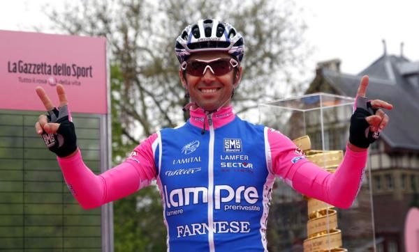Gilberto Simoni (Lampre-Farnese Vini) was all smiles at the start