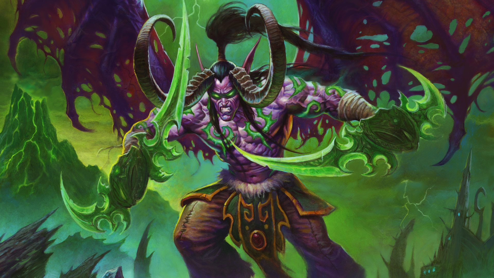 Hearthstone Will Add The Demon Hunter Class With The New Ashes Of Outland Expansion Pc Gamer
