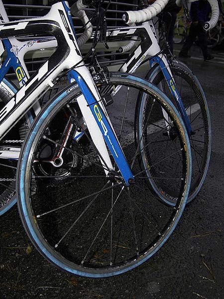 Ag2r riders were on new wheels for stage two.