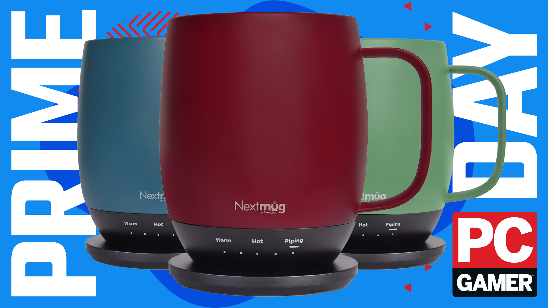 A self-heating mug