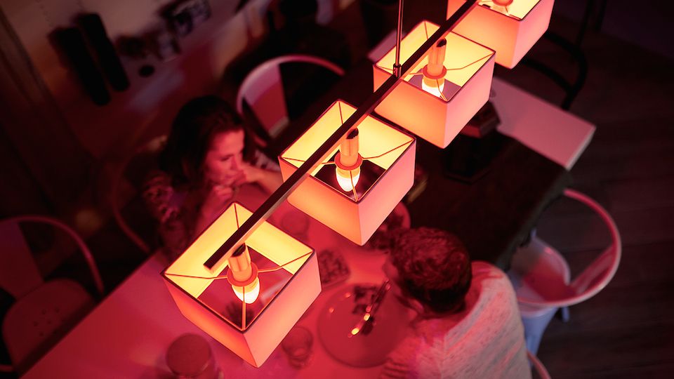Dinner by connected candlelight? Philips Hue now comes in candle bulbs