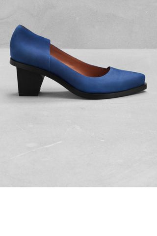 & Other Stories Asymmetric Leather Pumps, £79