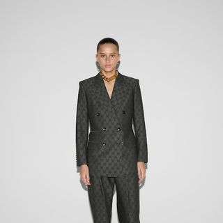 Gg Wool Jacquard Jacket