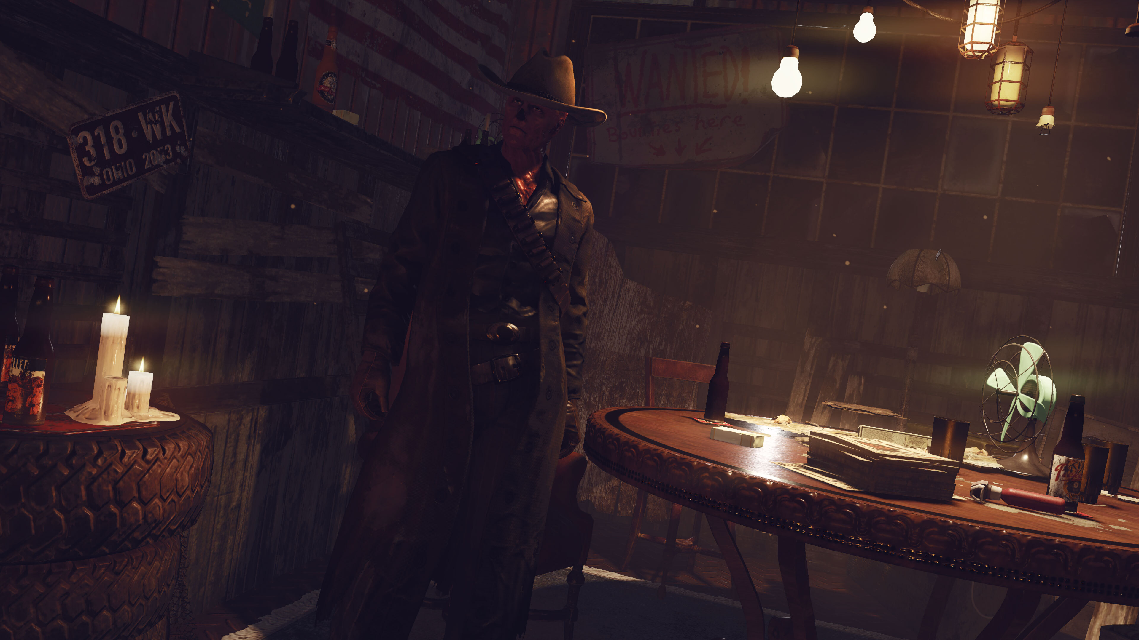 Screenshots from the Burning Springs update in Fallout 76 