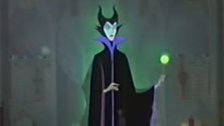 Maleficent appearing at the ball in Sleeping Beauty