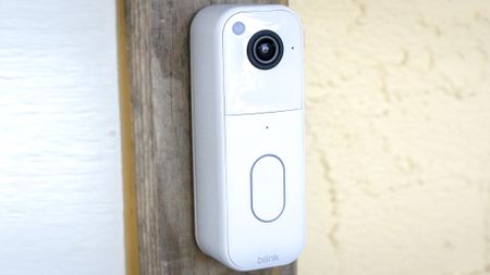 Blink Video Doorbell (2nd gen) mounted on a doorframe