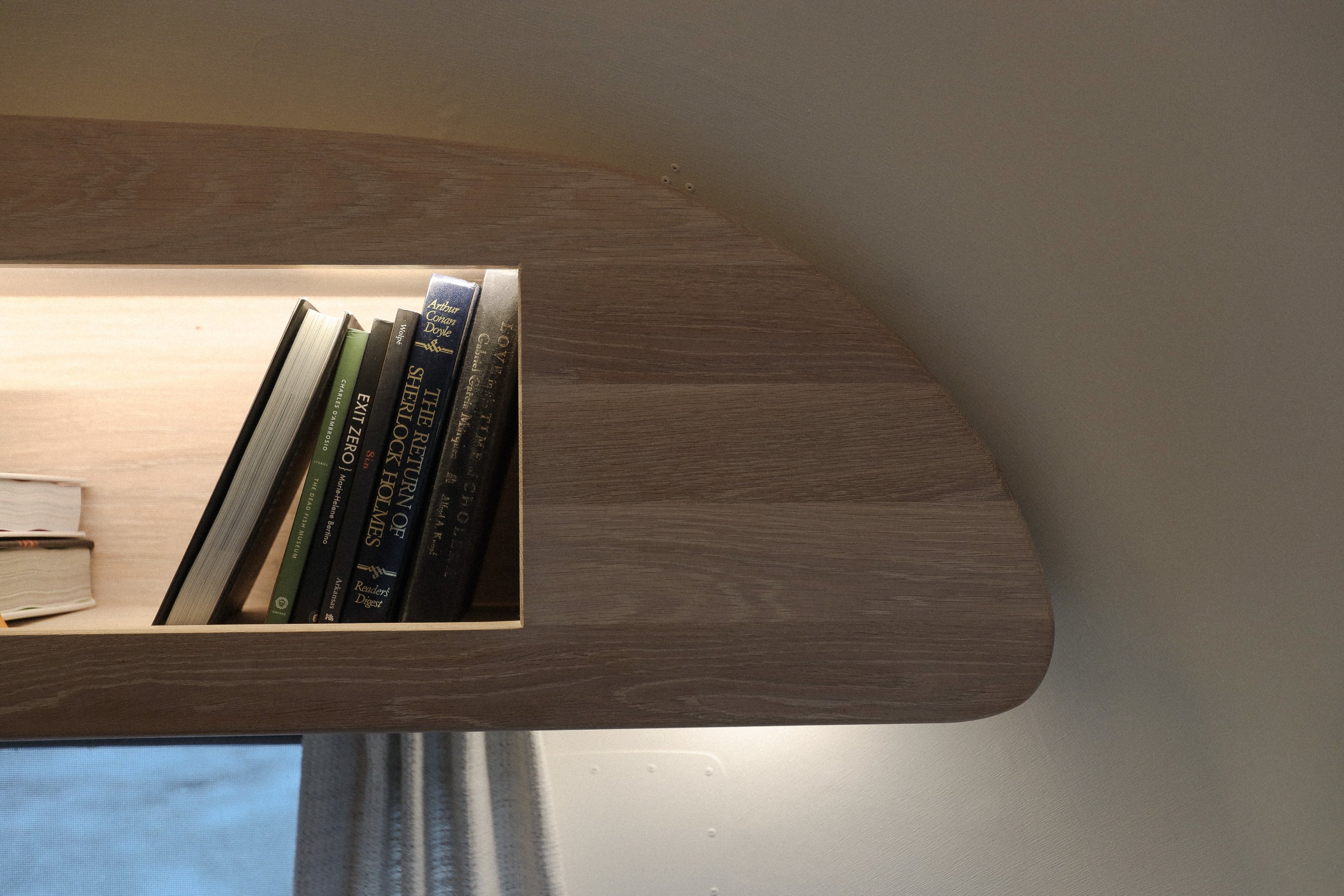 Perpetually Devastated's Santa Cruz Airstream interior