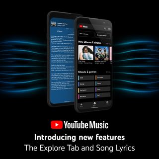 YouTube Musics Explore Tab