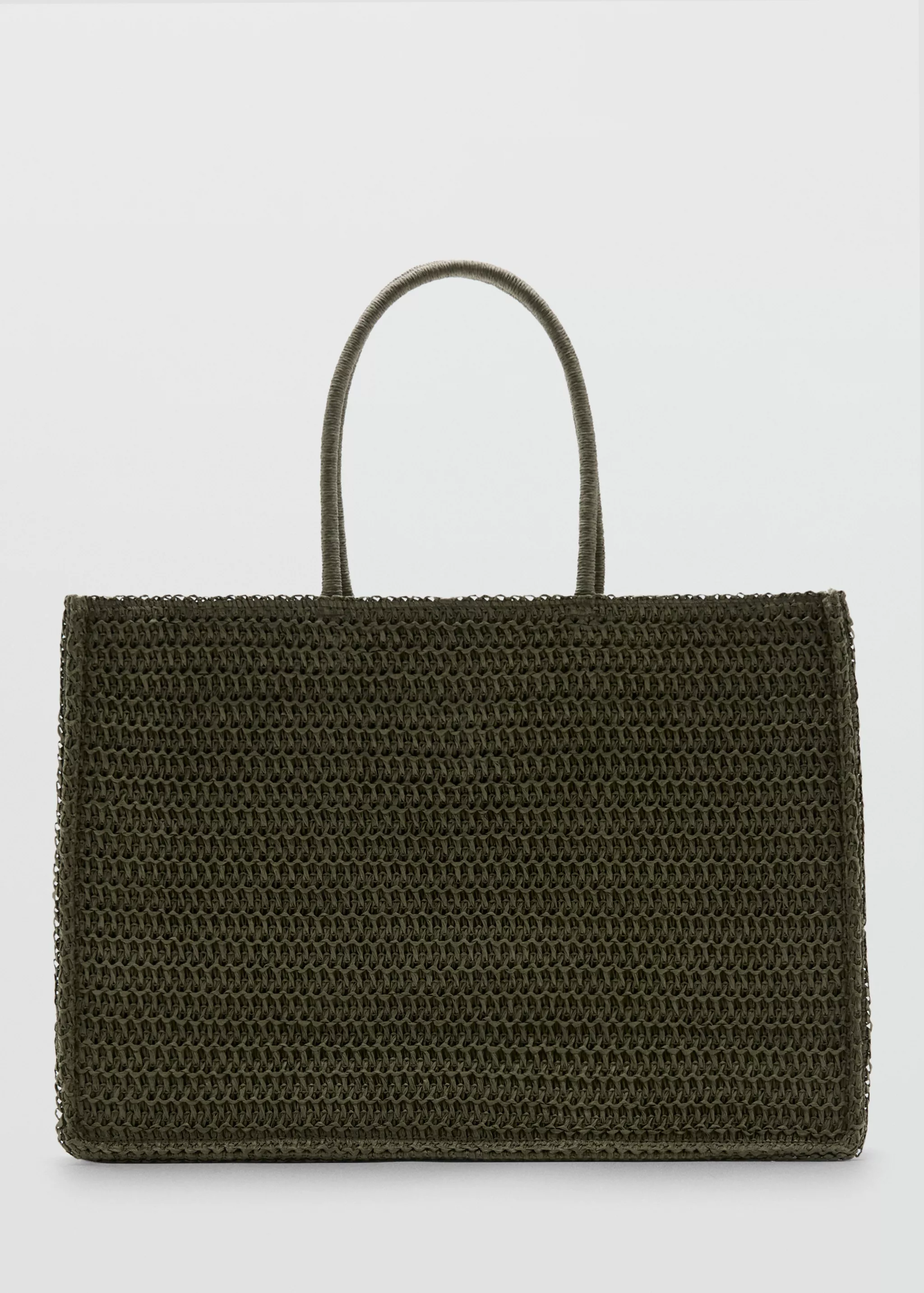 Natural Fibre Tote Bag - Women | Mango United Kingdom