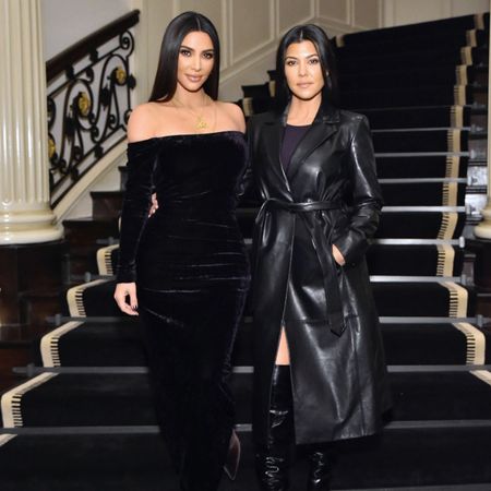 Kourtney Kardashian and Kim Kardashian