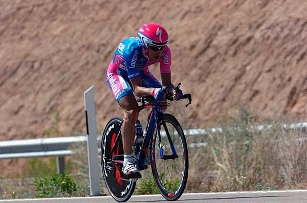 Damiano Cunego (Lampre-Fondital) took it easy in Spain.