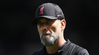 Liverpool manager Jurgen Klopp during the Reds' 2-2 draw with Fulham.