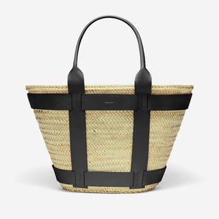 The Maxi Santorini | Natural Basket Natural Smooth | Demellier
