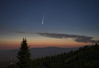 Astrophotographer Bill Dunford, a NASA social media specialist at the Jet Propulsion Laboratory in Pasadena, California, captured this view of Comet NEOWISE when it was visible in the predawn sky in early July 2020.