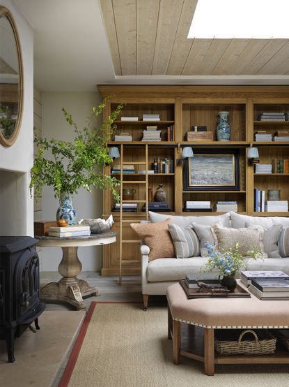11 space-saving organizing tips for small living rooms | Homes and Gardens - Organizing Living Rooms In Compact Spaces