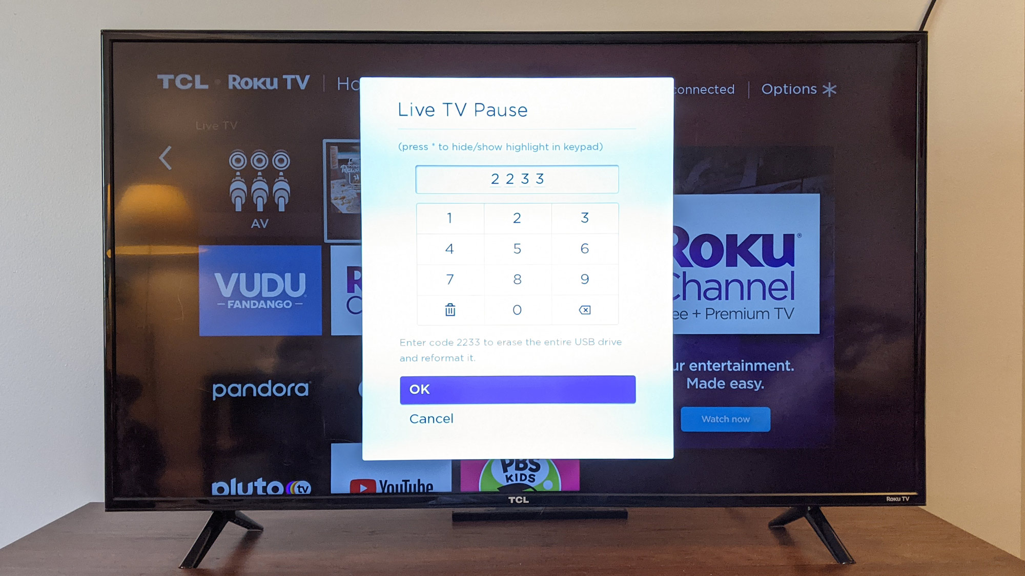 Roku TV - How to add USB