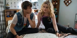 Kyle Allen and Kathryn Newton play teenagers stuck together in a time loop in Ian Samuels' 'The Map of Tiny Perfect Things'.