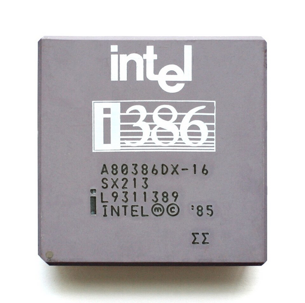 The Intel i386 chip