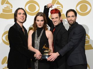 Halestorm at the 55th Annual GRAMMY Awards in 2013 in Los Angeles