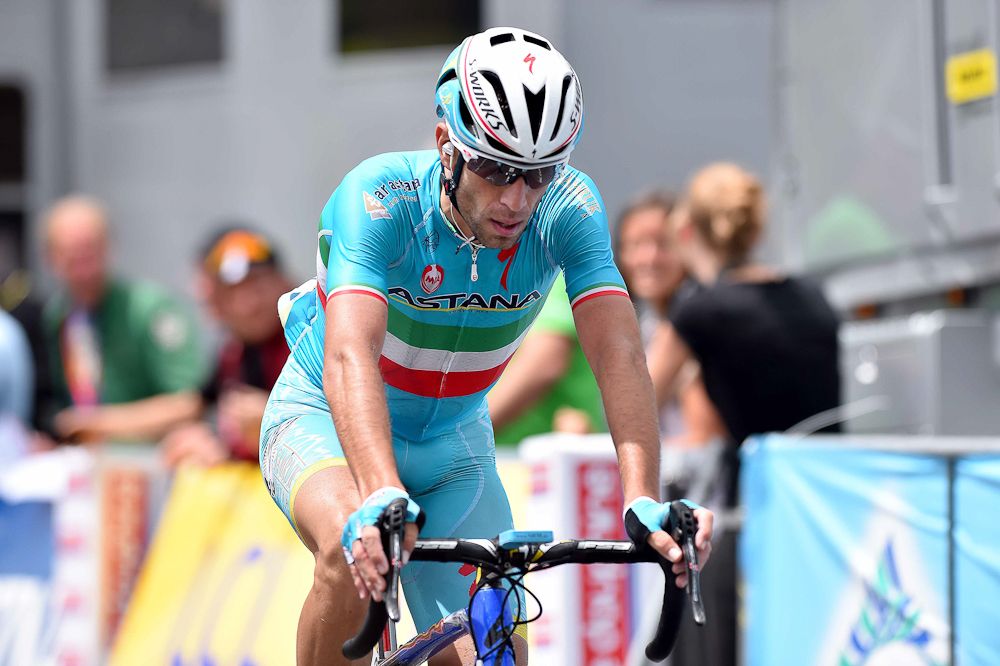 Vincenzo Nibali at the stage 6 finish.