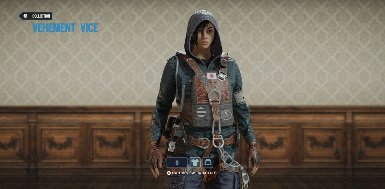 Rainbow Six Siege Vehement Vice Uniform (Hibana)