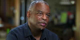 LeVar Burton in the middle of interview