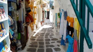 streets of mykonos - one of the best places to visit in greece