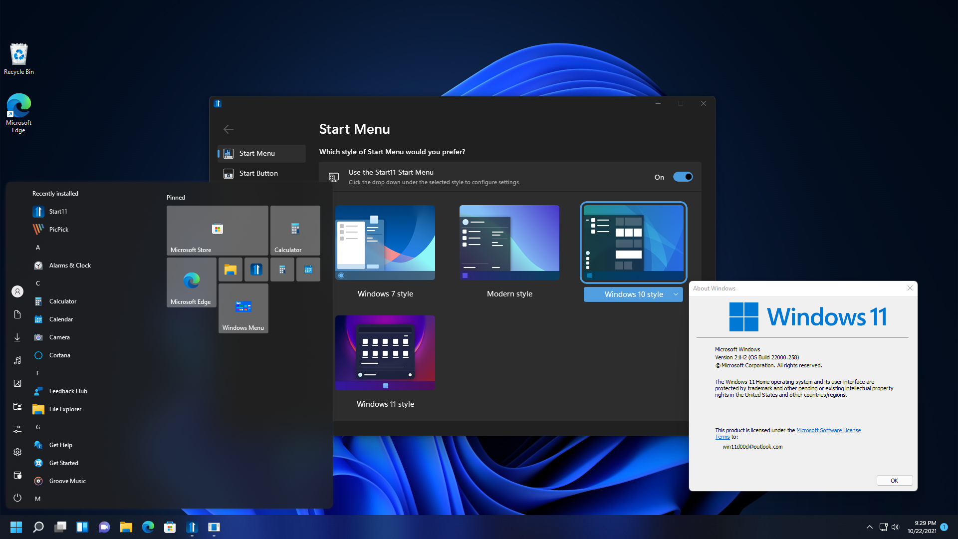 how to pin a document to start menu on windows 10