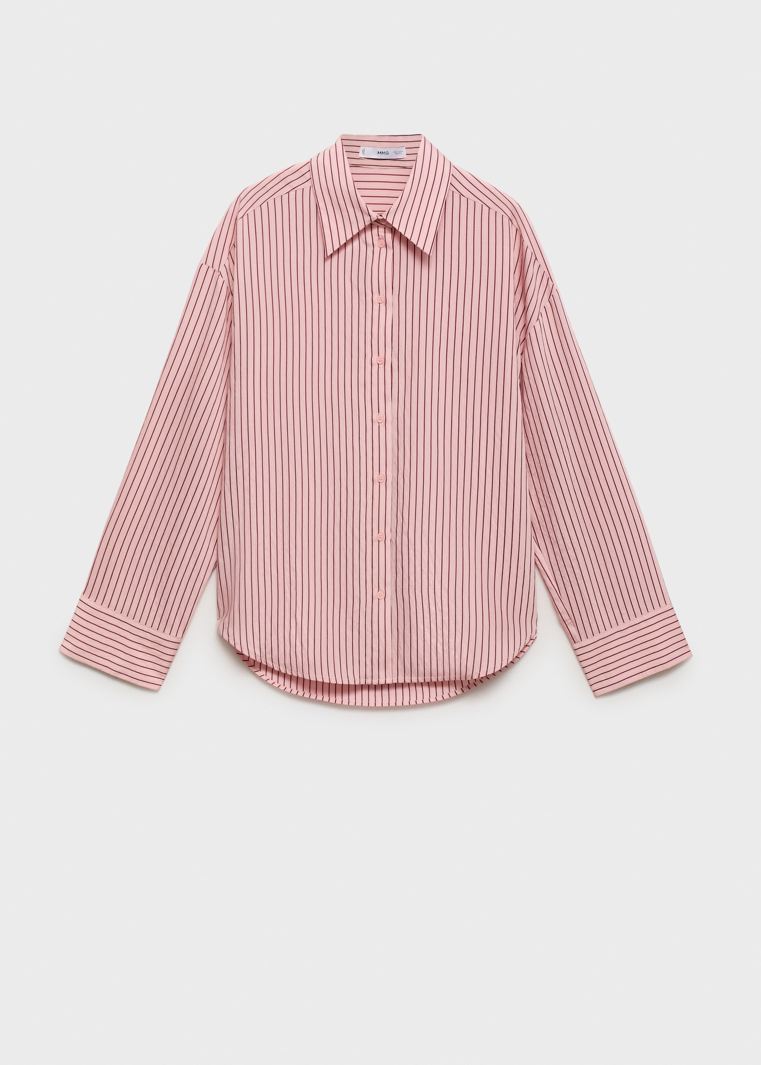 Oversize Striped Shirt - Women | Mango Usa