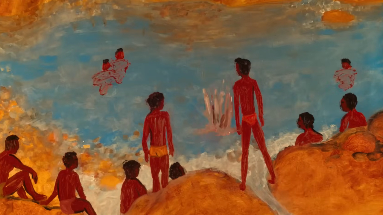 Young simmers look over water in Papillon