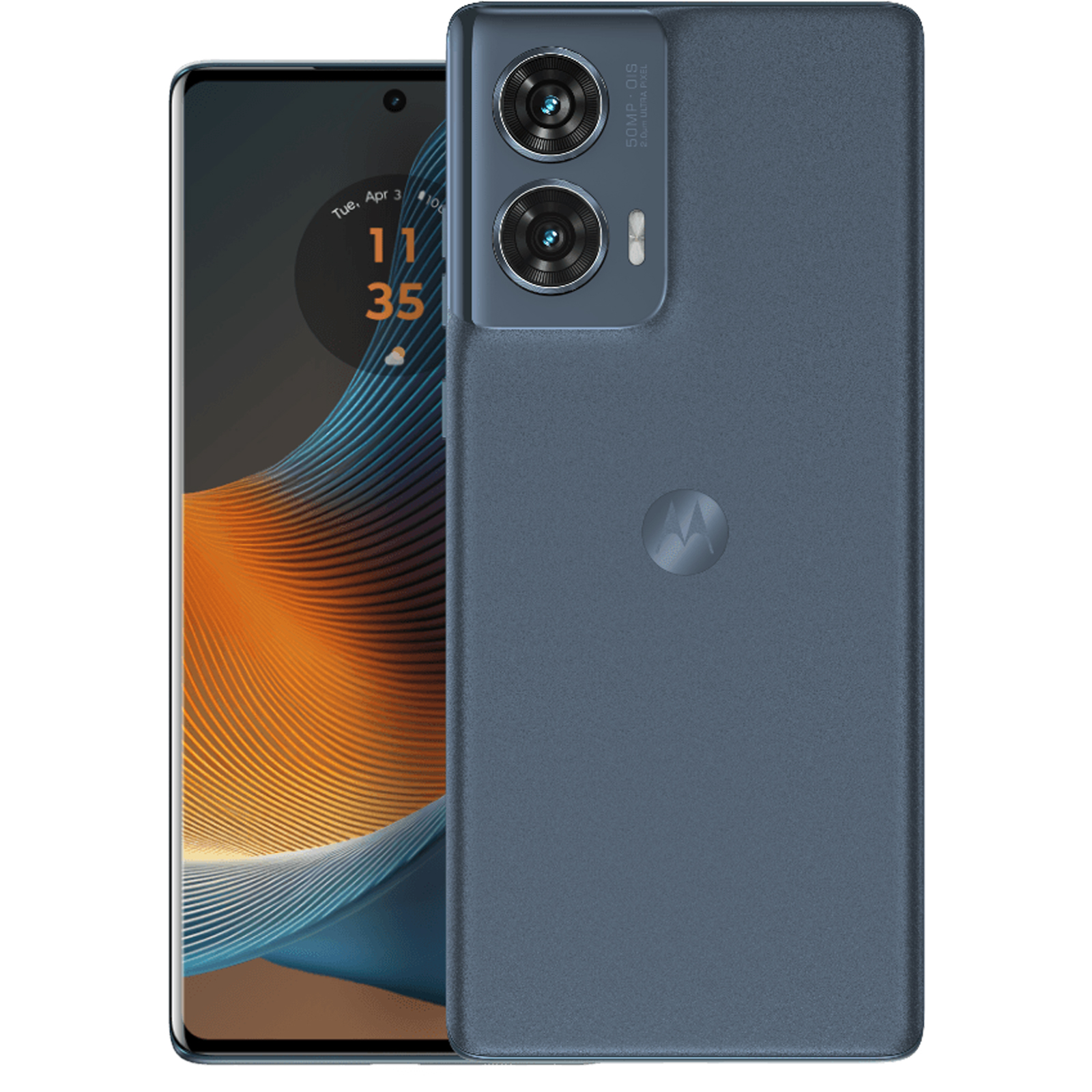 Motorola Edge 50 Fusion in Forest Blue