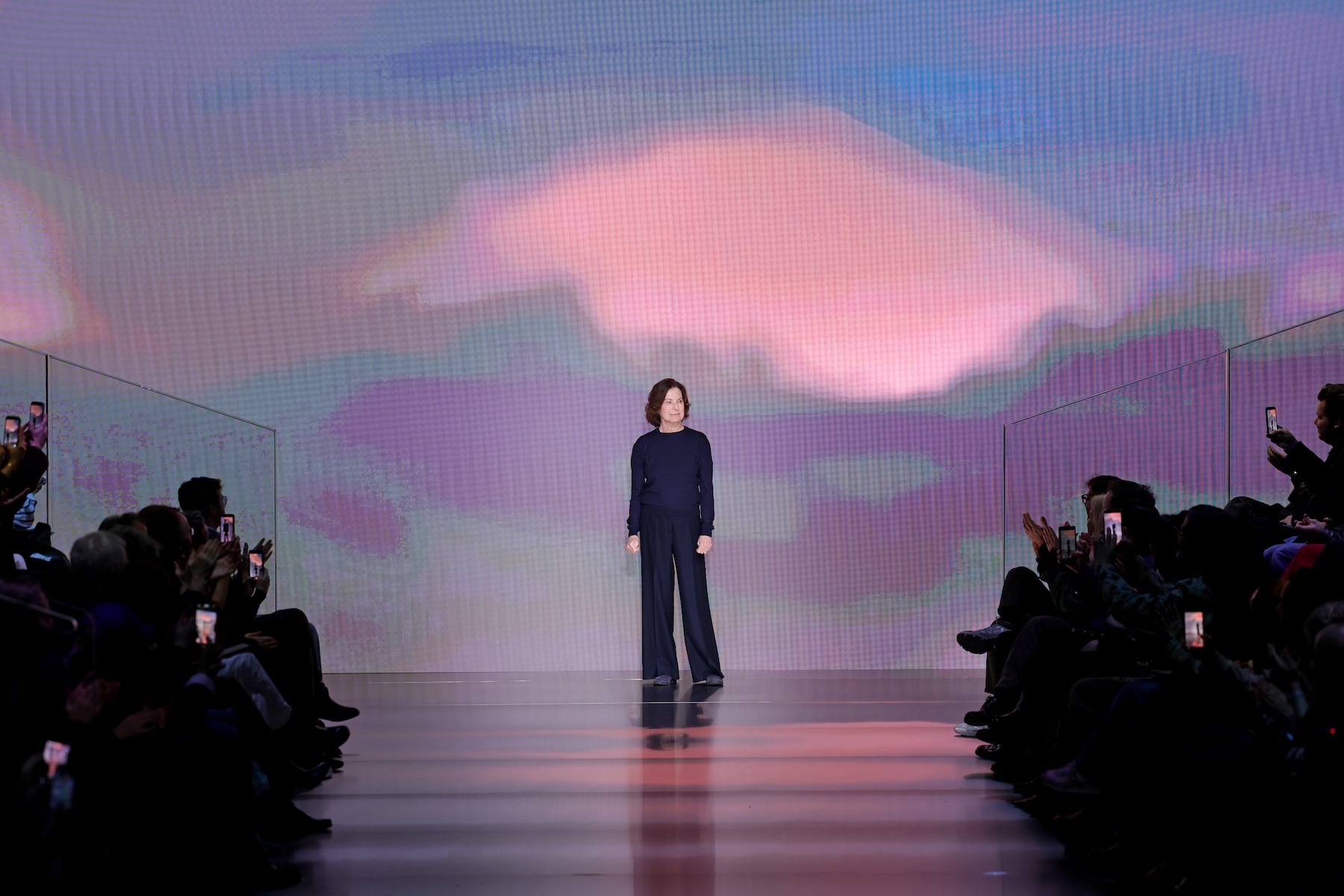 Silvana Armani Giorgio Armani Debut Show