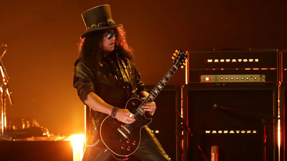 “I was starting to get tired – as much as I hate to say it – of the very predictable Marshall sound”: Slash took his new favorite amp brand on the Guns N’ Roses tour without telling anyone
