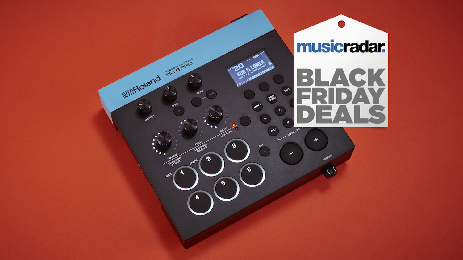 Go hybrid for less with up to $320 off the Roland TM-6 PRO Trigger Module, TM-1 and RT-MicS