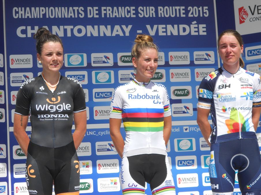 Pauline Ferrand Prevot after her win