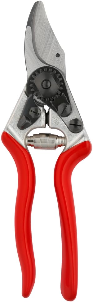 Felco F6 Pruning Shears &amp;ndash; 7.7" Swiss-Made Garden Clippers for Medium Hands | Hand Pruners for Gardening | Garden Tool Cutter With Precision Bypass Blade, Forged Aluminum Handles, Replaceable Parts