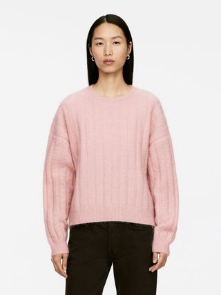 Mohair Wool-Blend Jumper