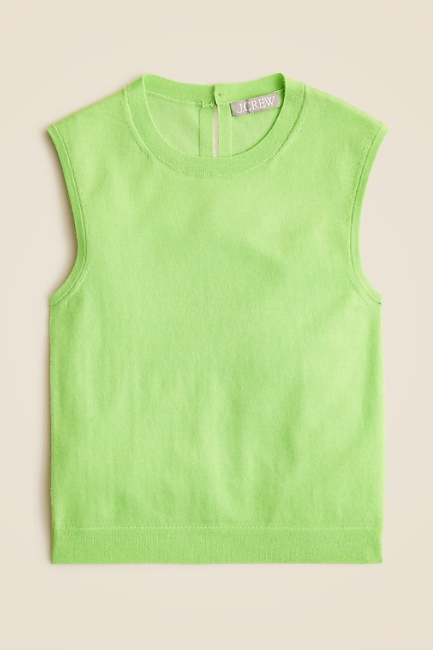 J.Crew, Featherweight Cashmere-Blend Cropped Sweater Shell