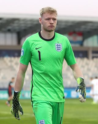 Aaron Ramsdale has 15 England Under-21 caps but has been added to the senior squad at Euro 2020.