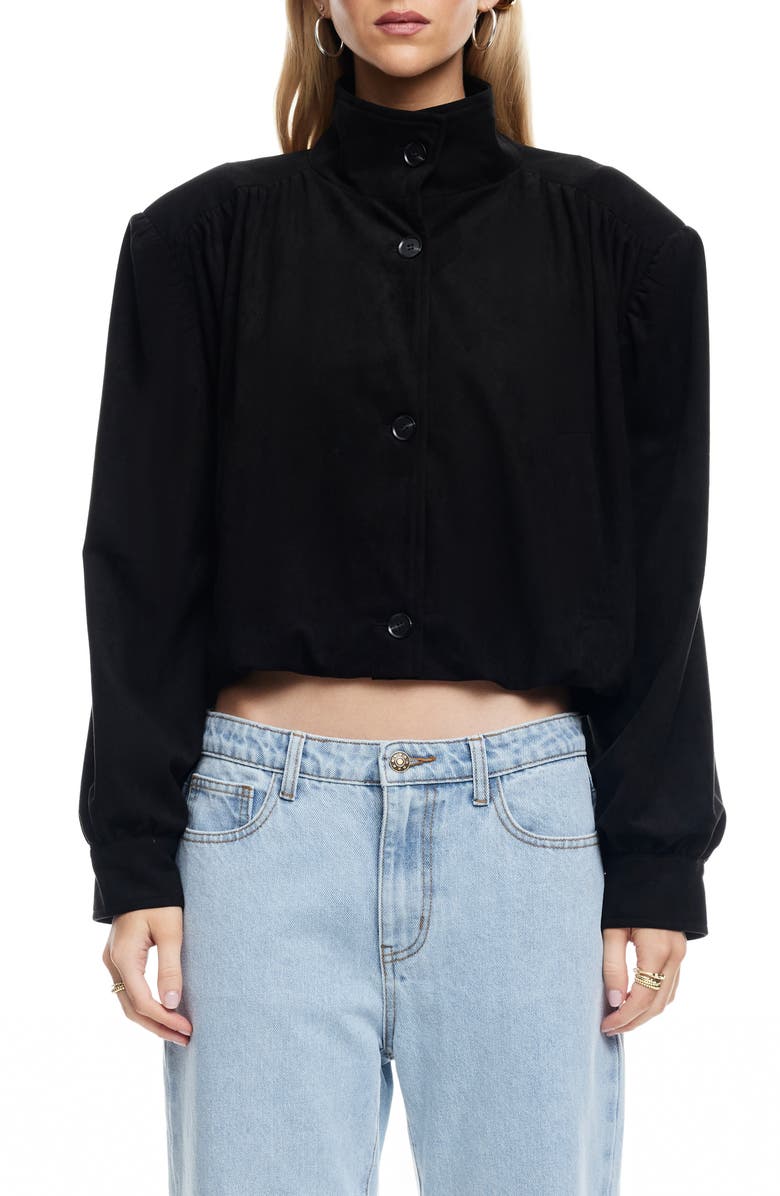 Luminous Faux Suede Jacket