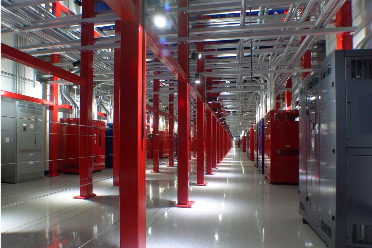The 'spine' of the redundant power distribution network at SuperNAP.