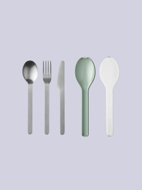 Mepal Stainless Steel Portable Cutlery Set & Case