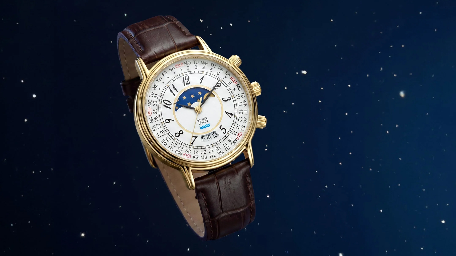 Timex 1990 Moon Phase Reissue