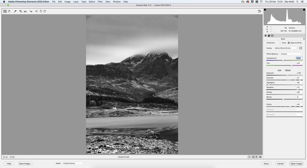 How to convert to black and white in Elements Digital Camera World