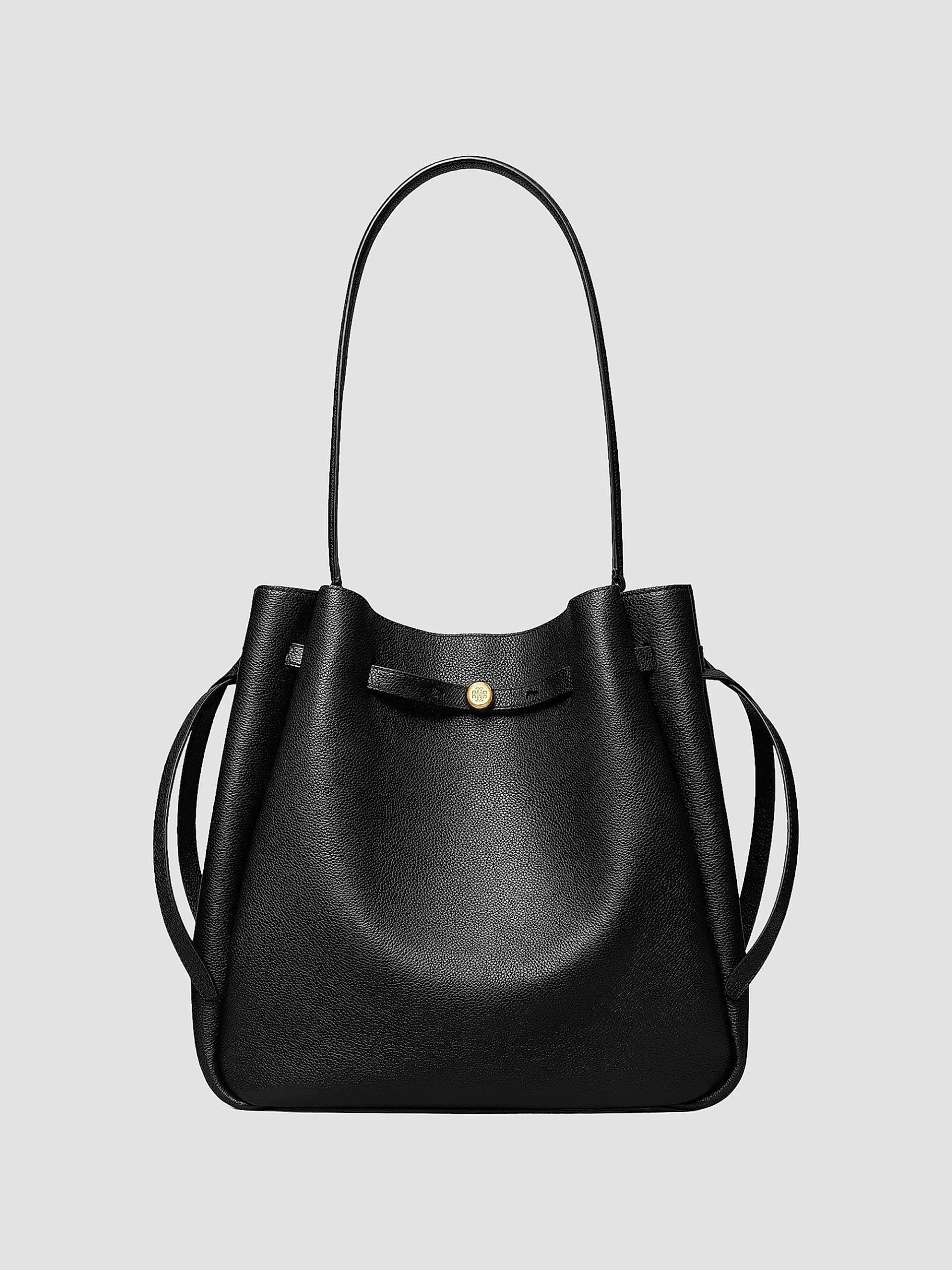 Mini Romy Leather Bucket Bag