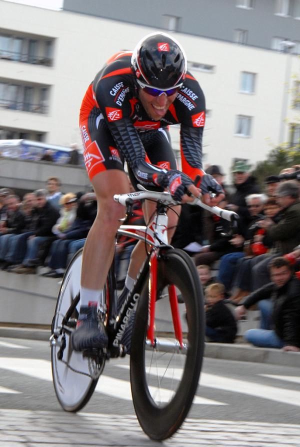 Christophe Moreau (Caisse d'Epargne) finished the TT in 8th.