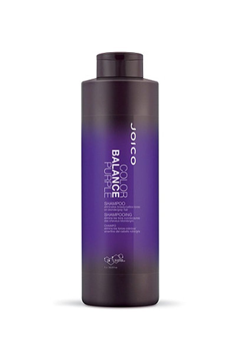 <p><span>You know what the purple bit does, but this also de-frizzes for Dandelion Head Avoidance&trade;.</span><br></p><p>Joico Color Balance Purple Shampoo, $34, <a href="http://www.ulta.com/color-balance-purple-shampoo?productId=xlsImpprod12331005" target="_blank" data-tracking-id="recirc-text-link">ulta.com</a>.